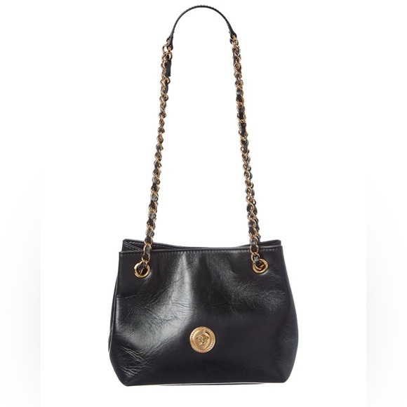 Versace Medusa Black and Gold Shoulder Bag